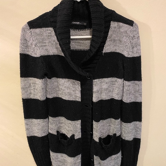 Black and Grey Cardigan - Picture 1 of 2